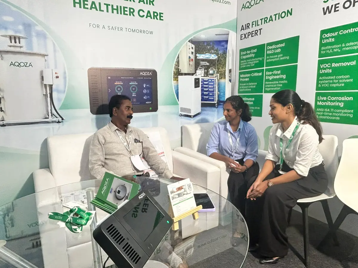 AQOZA at Hospex Healthcare Expo 2026, Chakolas Pavilion Event Centre, Kalamassery, Kochi, Kerala